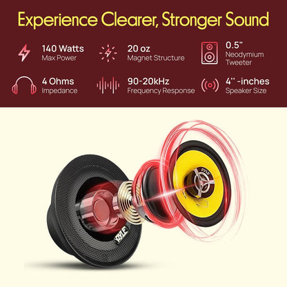 4 inch Component Car Speakers