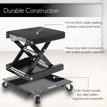 Motorcycle Jack with Dolly