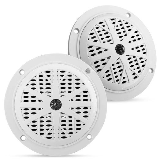 4'' Waterproof Stereo Speaker System White