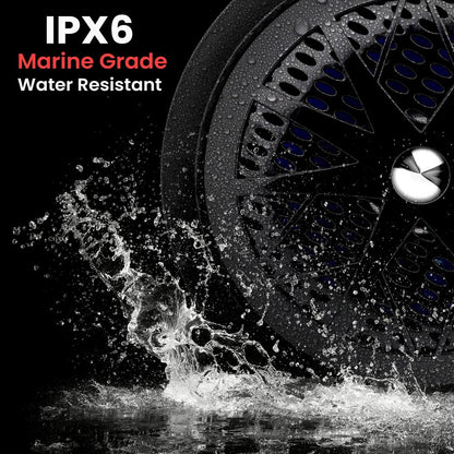 5.25'' Marine Component Speakers Black