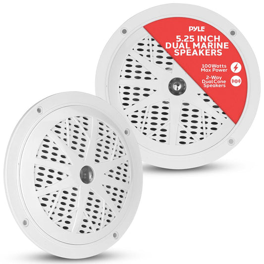 5.25'' Marine Component Speakers White