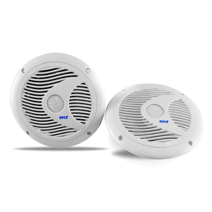 6.5 inch Component Marine LED Speakers 150W White