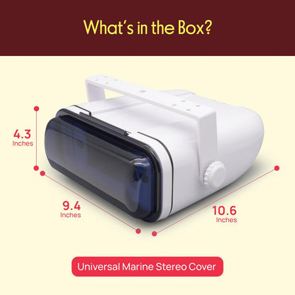 Marine Stereo Radio Shield Cover Housing