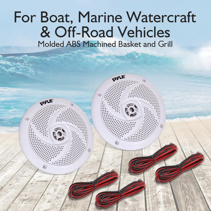 4'' Low-Profile Marine Grade Speakers
