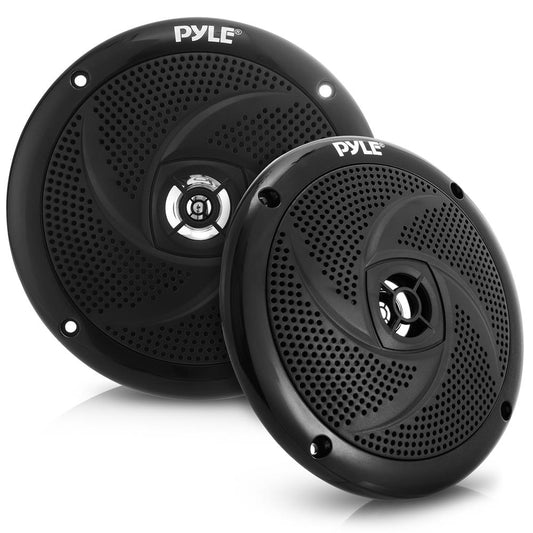 5.25'' Low-Profile Marine Grade Speakers Black