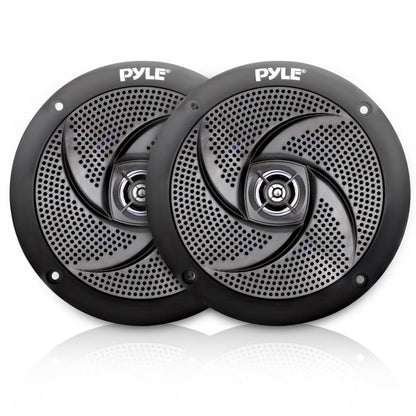 6.5 inch Low-Profile Marine Speakers Black