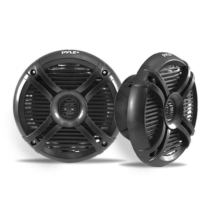 6.5 inch Component Marine LED Speakers Black