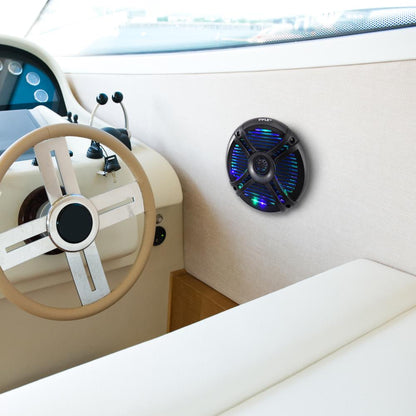 6.5 inch Component Marine LED Speakers Black