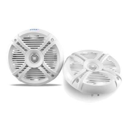 6.5 inch Component Marine LED Speakers White