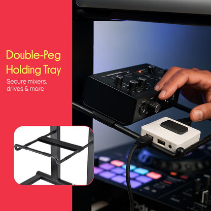 Universal DJ Laptop Stand 11"