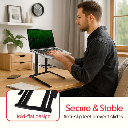 Universal DJ Laptop Stand 11"