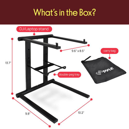 Universal DJ Laptop Stand 11"