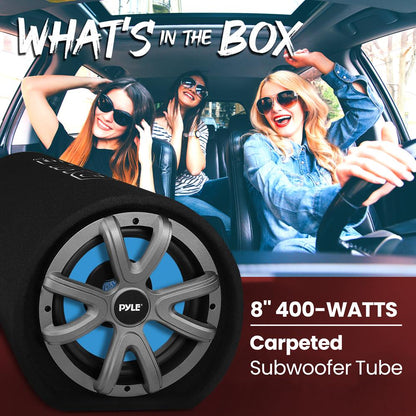 8'' Amplified Car Subwoofer Enclosure