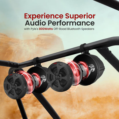 4'' Marine UTV Off-Road Speakers