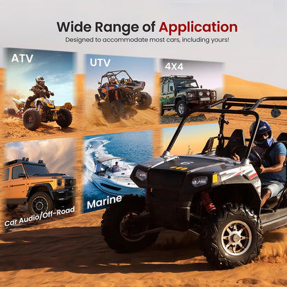 4'' Marine UTV Off-Road Speakers