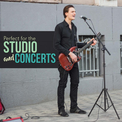 Heavy-Duty Tripod Microphone Mic Stand