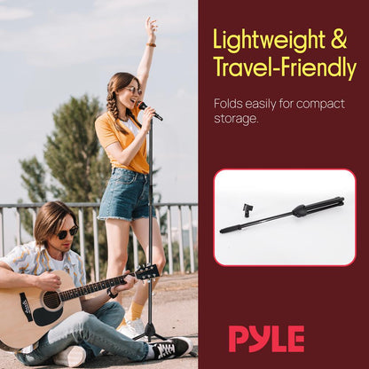 Microphone Stand with Mic Clip
