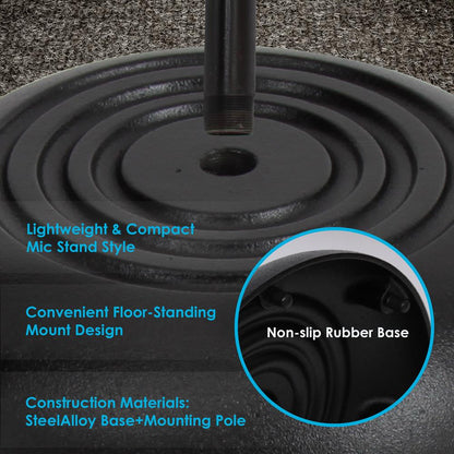 Compact Base Microphone Stand