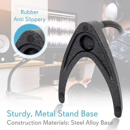 Compact Desk / Table Gooseneck Mic Stand
