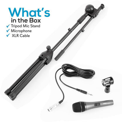 Dynamic Microphone & Tripod Stand Kit