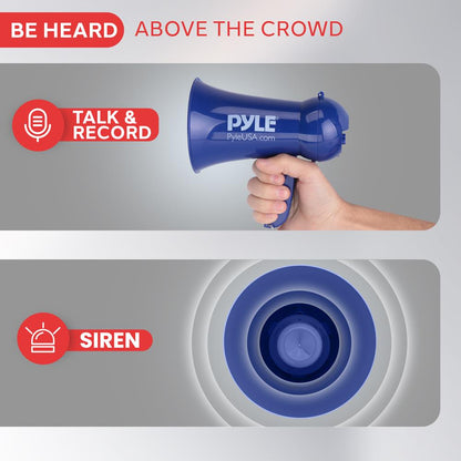 Record Megaphone with Built-in Microphon