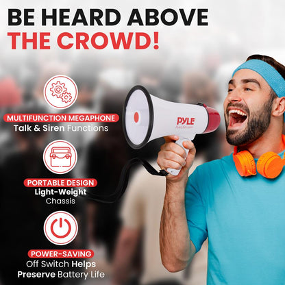 Compact Battery Operated Megaphone