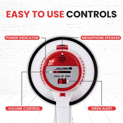 Compact Battery Operated Megaphone