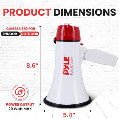 Compact Battery Operated Megaphone