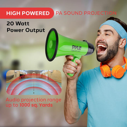 Mini Megaphone Speaker Green