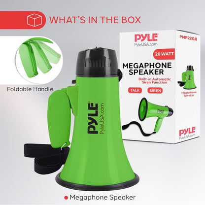 Mini Megaphone Speaker Green
