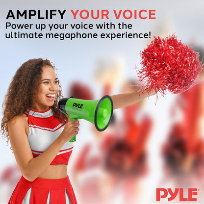 Mini Megaphone Speaker Green