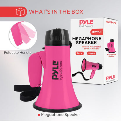 Mini Megaphone Speaker Pink