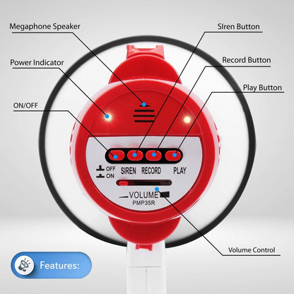 Compact Megaphone Speaker