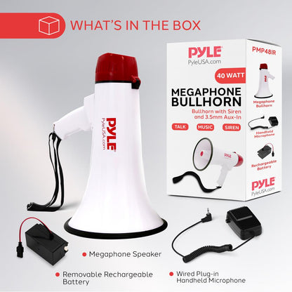 Portable Megaphone with Built-in Battery