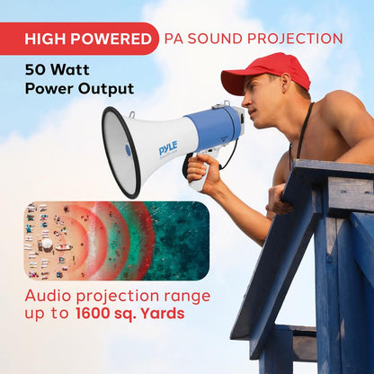 Megaphone with Siren Alarm Mode