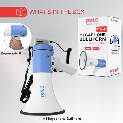 Megaphone with Siren Alarm Mode