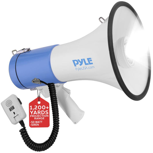 Megaphone with Built-in LED Lights