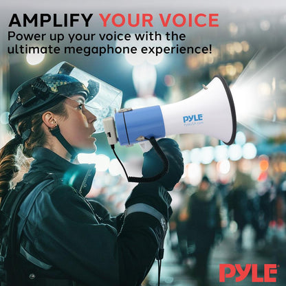 Megaphone with Built-in LED Lights