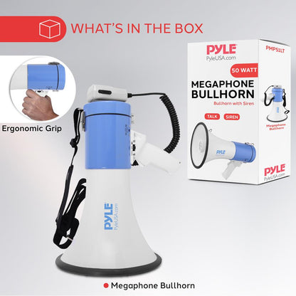 Megaphone with Built-in LED Lights