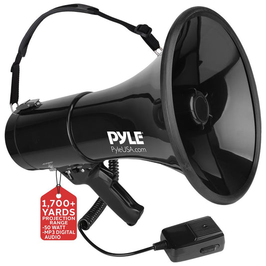 Megaphone with Built-in Siren Mode