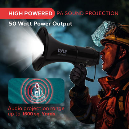Megaphone Speaker with LED Lights