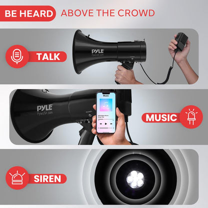 Megaphone Speaker with LED Lights
