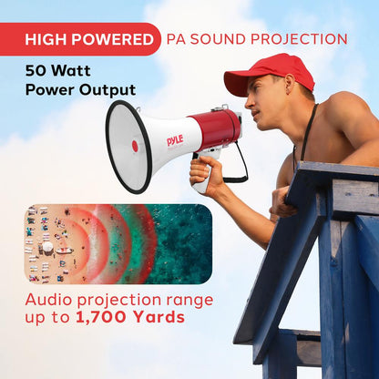Megaphone with Talk & Siren Modes