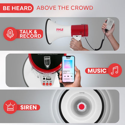Megaphone with Talk & Siren Modes