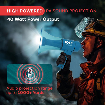 Waterproof Megaphone with LED Lights