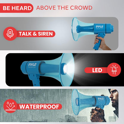 Waterproof Megaphone with LED Lights