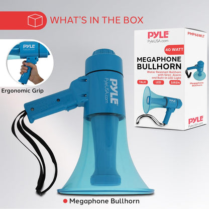 Waterproof Megaphone with LED Lights