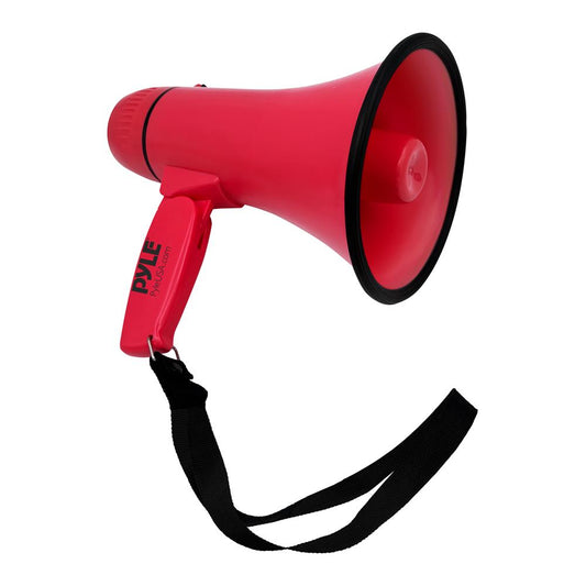 Portable Speaker Siren Bullhorn Megaphon Red 20W