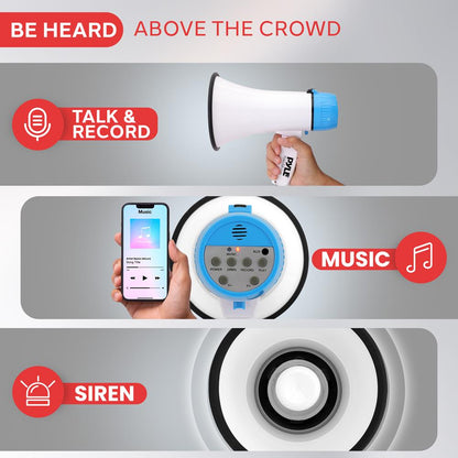 Portable Speaker Siren Bullhorn Megaphon