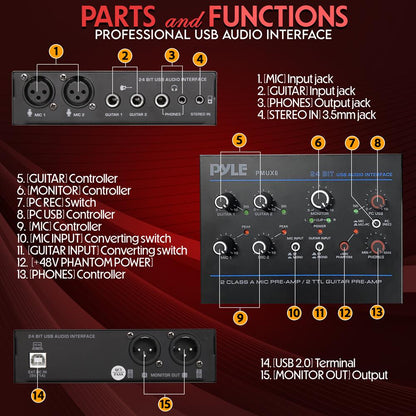 Professional USB Audio Interface